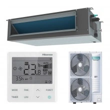 Инверторная сплит-система канального типа серии HEAVY EU DC INVERTER R32 Wi-Fi AUD-48UX4REH8/AUW-48U6RN8 WI-FI (комплект)